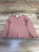 Zara Long Sleeve Knit Shirt Pink sz 3-4T