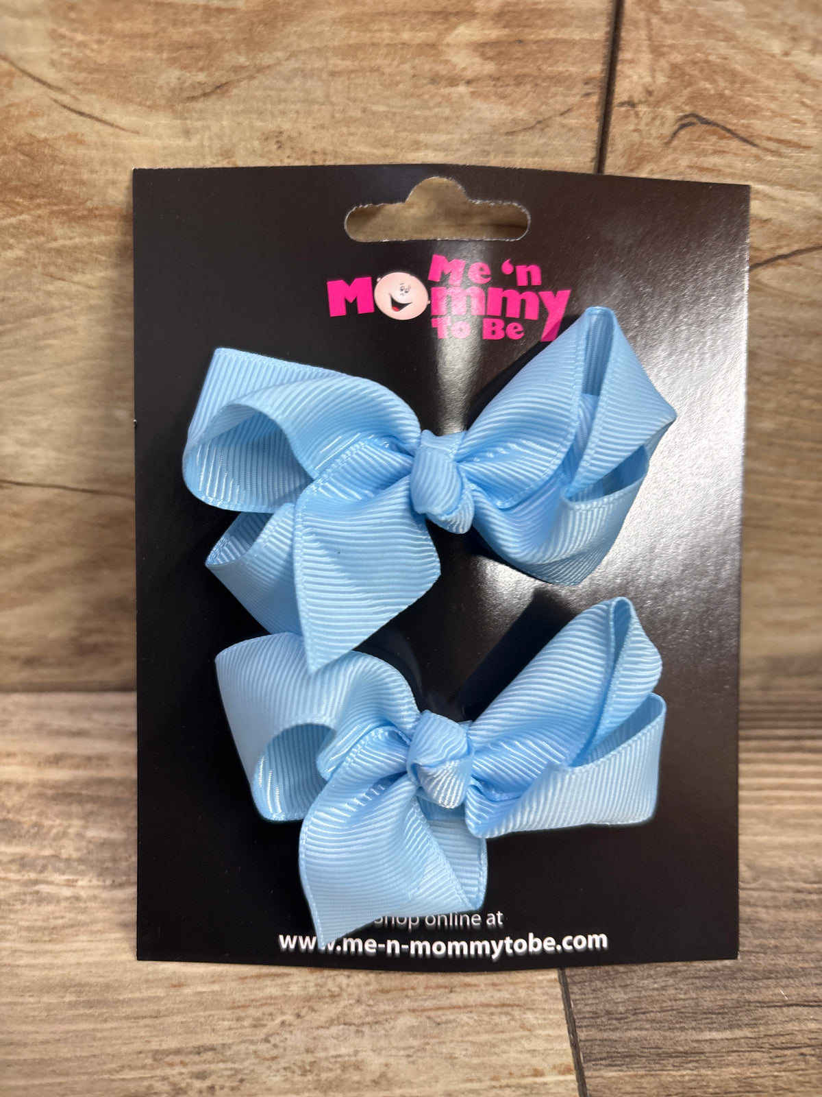 NEW Hair Bows 2pk Light Blue
