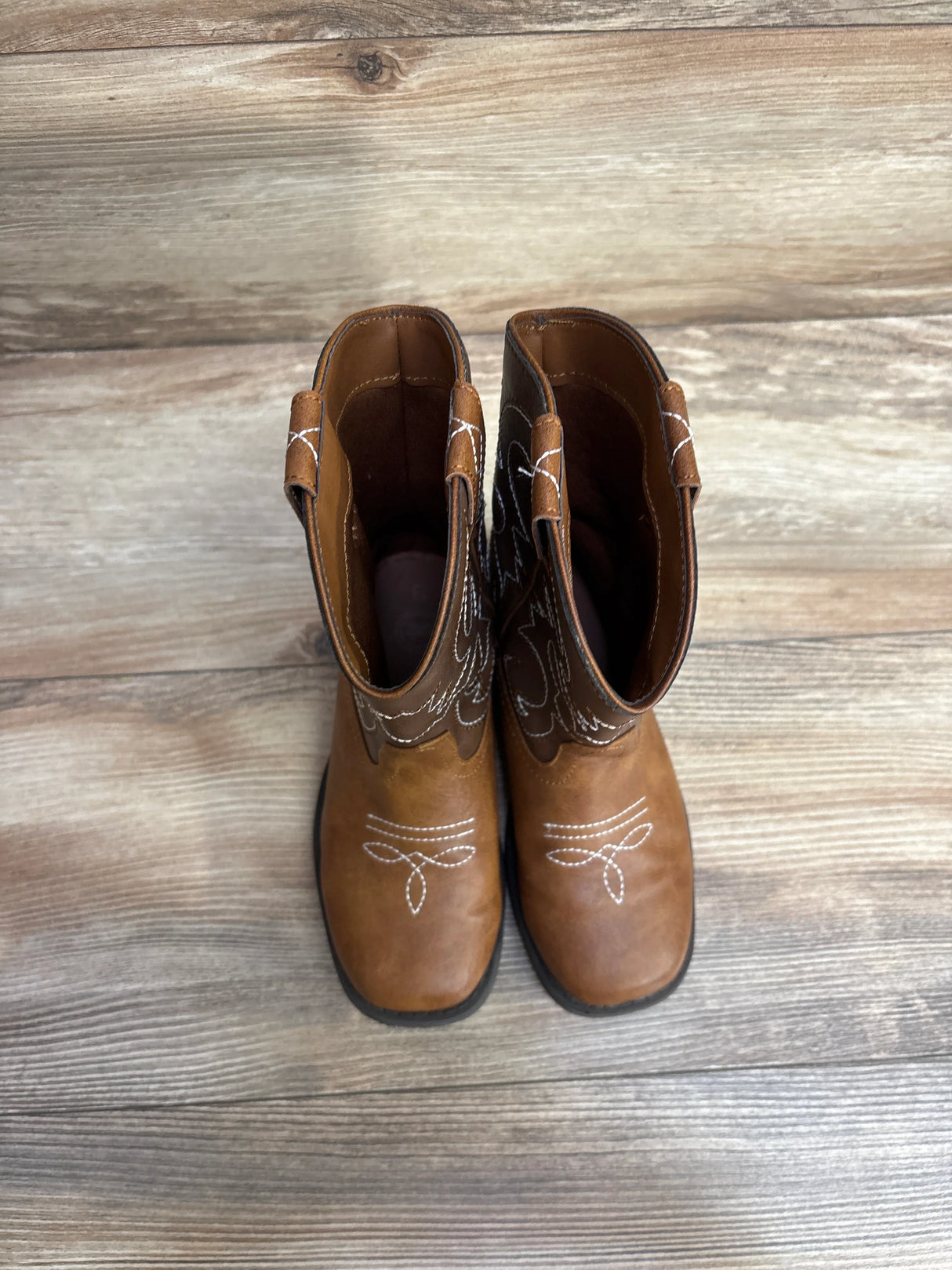 Wonder Nation Western Cowboy Boots Brown sz 13c