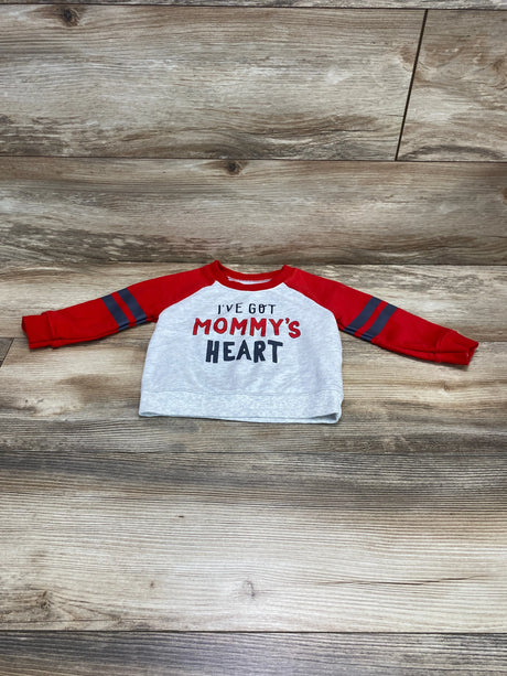 Carter's I've Got Mommy Heart Sweatshirt Red sz 18m - Me n Mommy To Be
