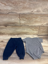 Nike 2pc Bodysuit & Pants Set Grey sz 9m