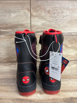NEW Marvel Spider-Man Light-Up Winter Boots Black sz 1Y