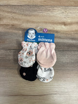 NEW Gerber 4pk Mittens Pink sz 0-3m