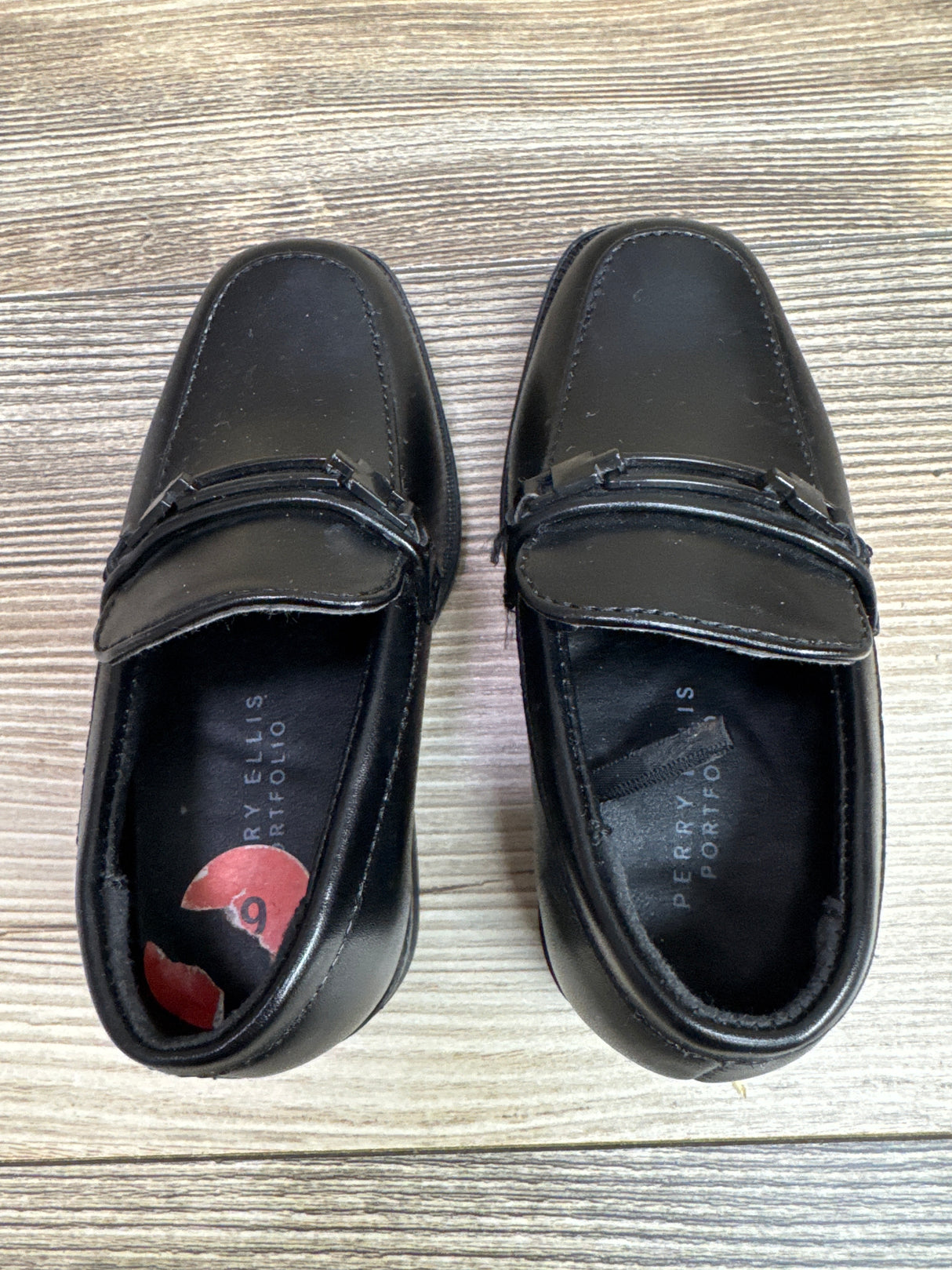 Perry Ellis Portfolio Jefrey Dress Shoes Black sz 6c