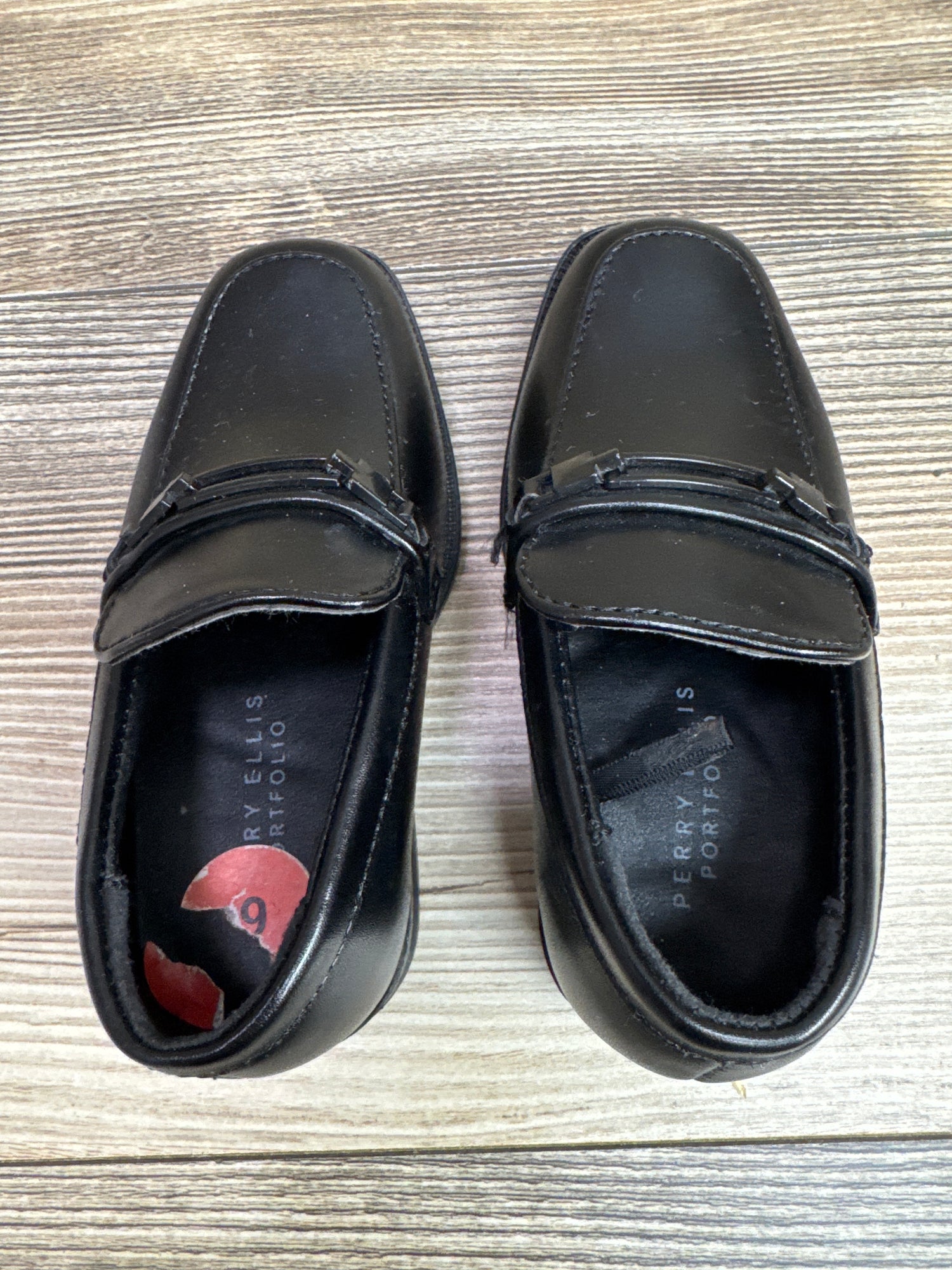 Perry Ellis Portfolio Jefrey Dress Shoes Black sz 6c