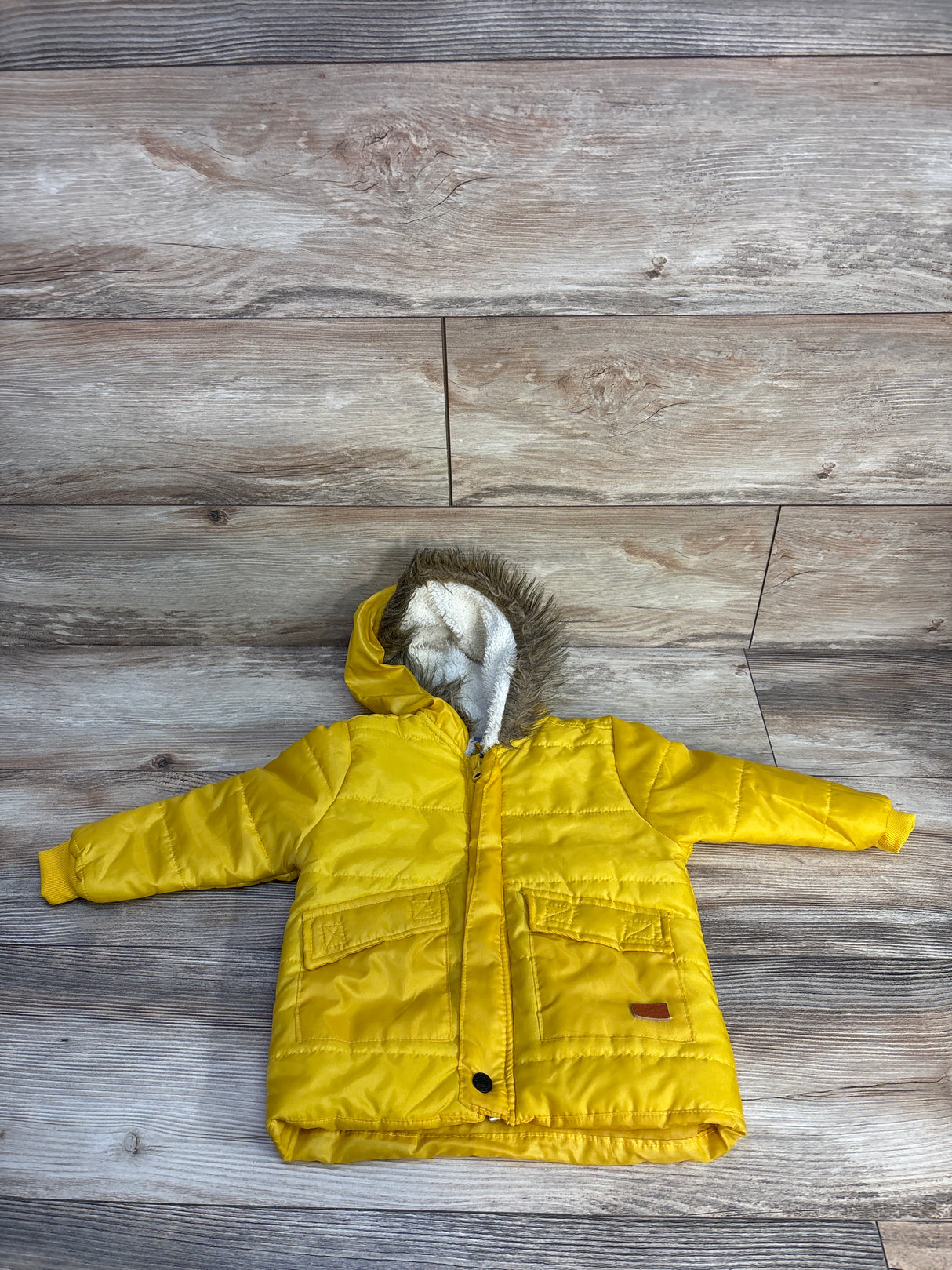 7 For All Mankind Puffer Coat Yellow sz 24m