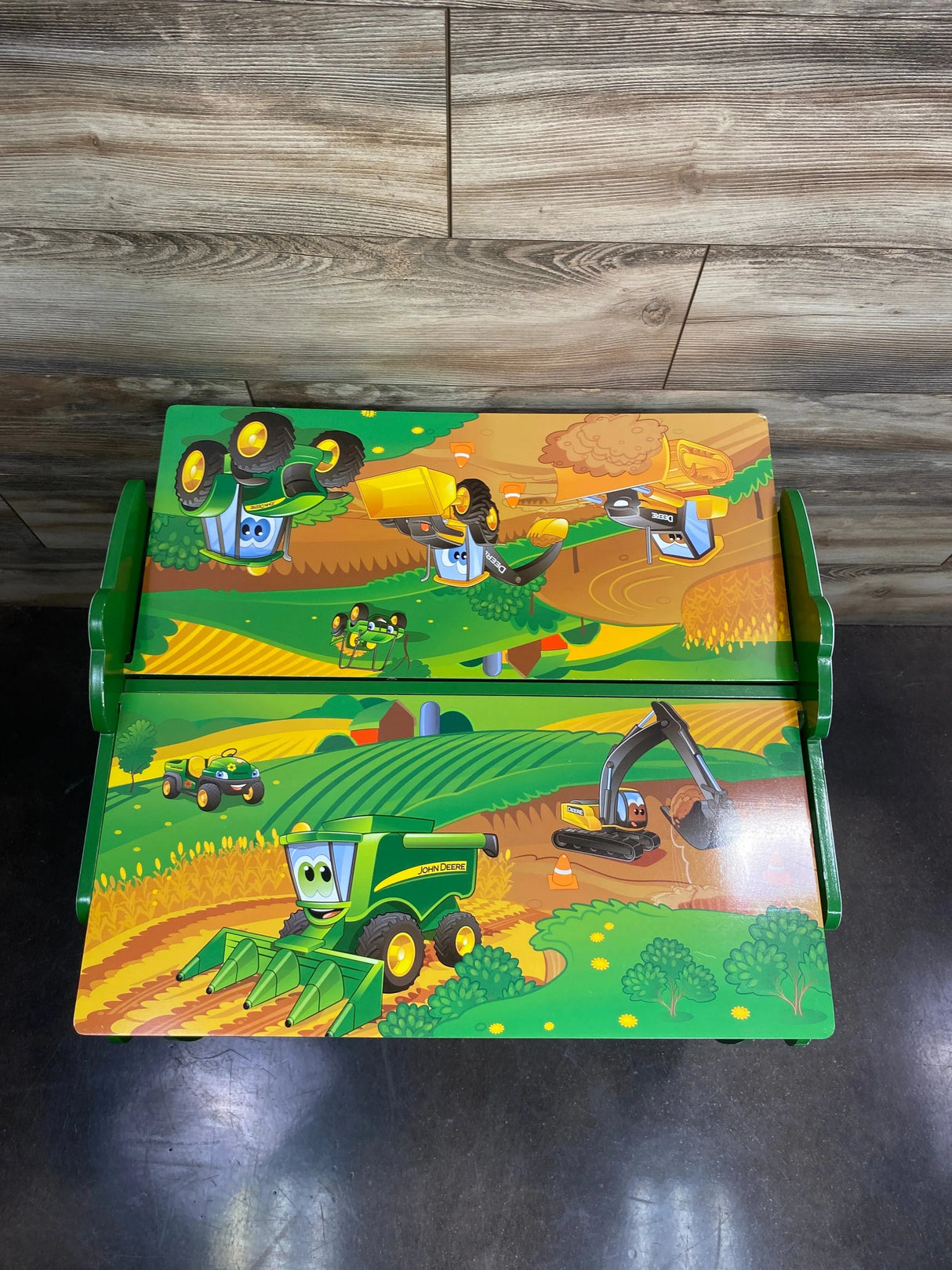 John Deere Johnny Tractor Green Activity Table