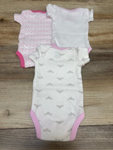 Luvable Friends 3pk Bodysuits White sz Preemie