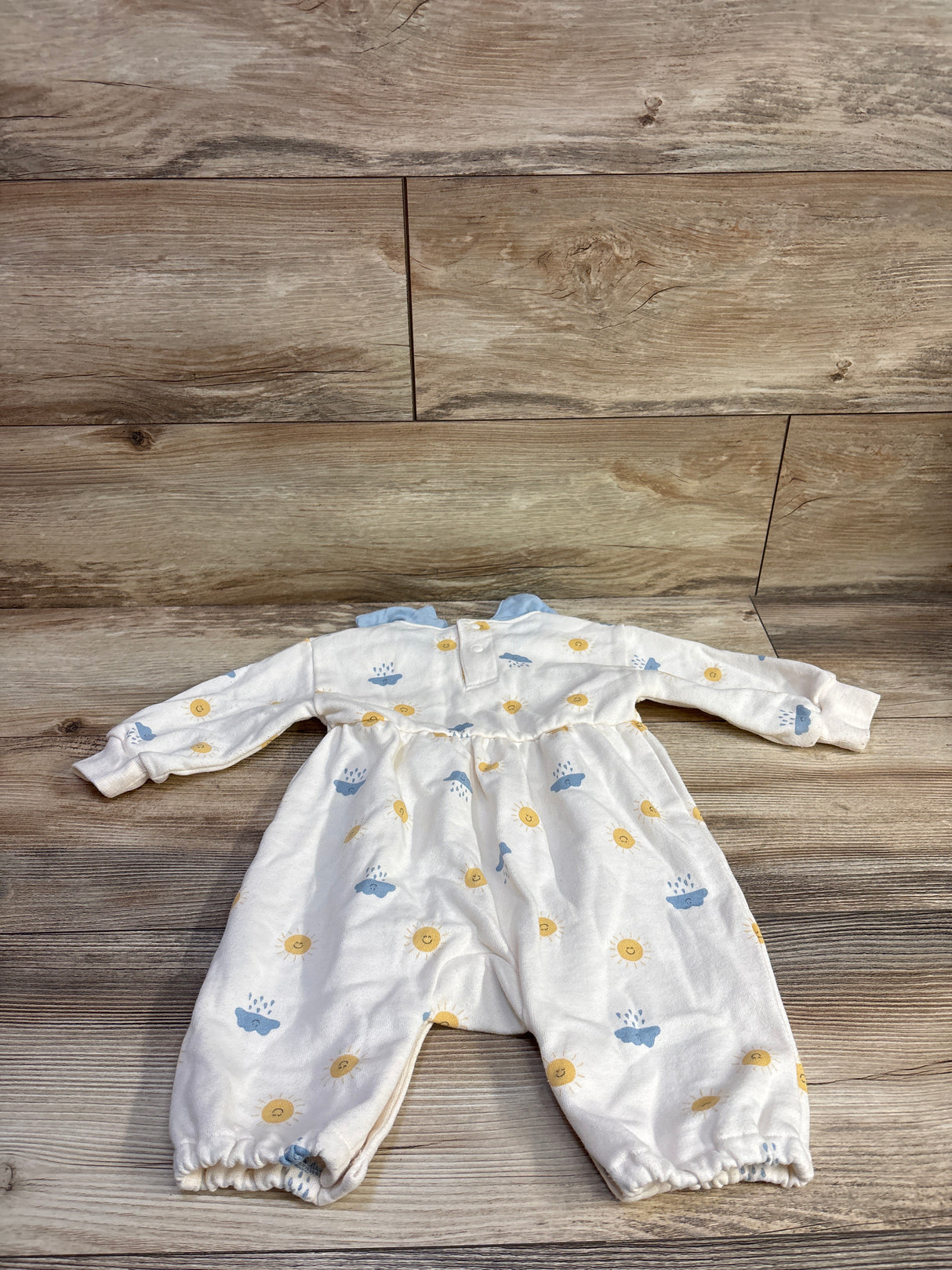 Sun & Rain Collared Coverall Ivory sz 12m