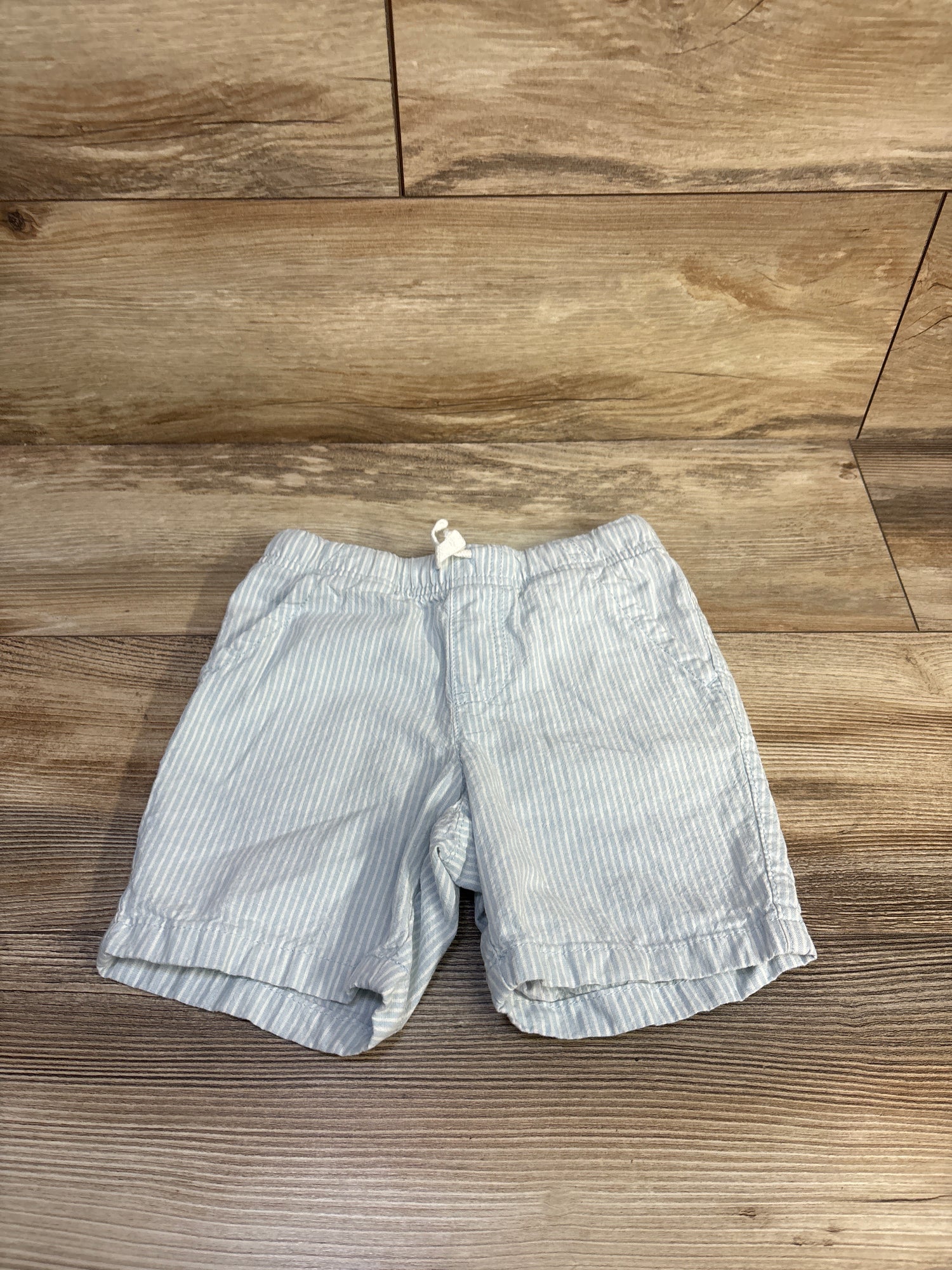 Jumping Beans Striped Drawstring Shorts Blue sz 4T