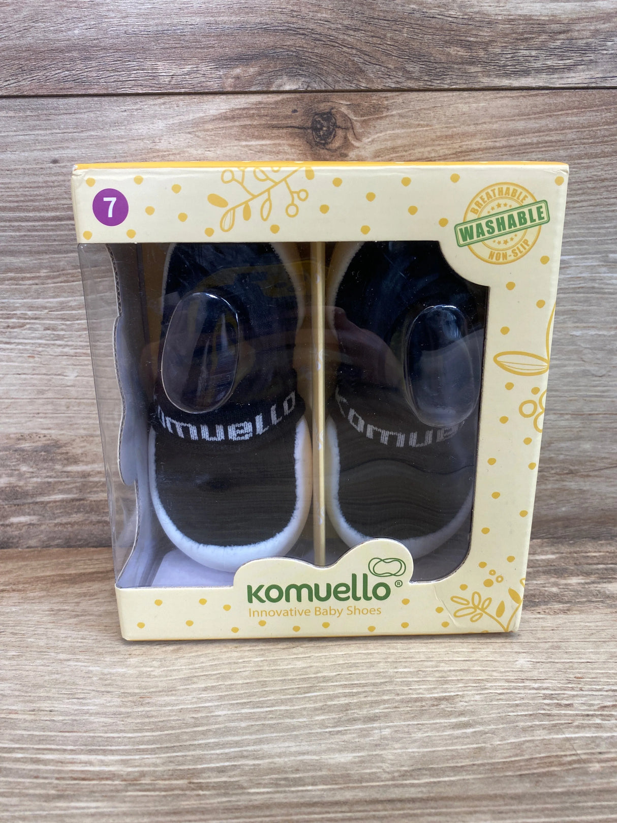 Komuello Little Kids Size Flat - Onyx Sz 7c