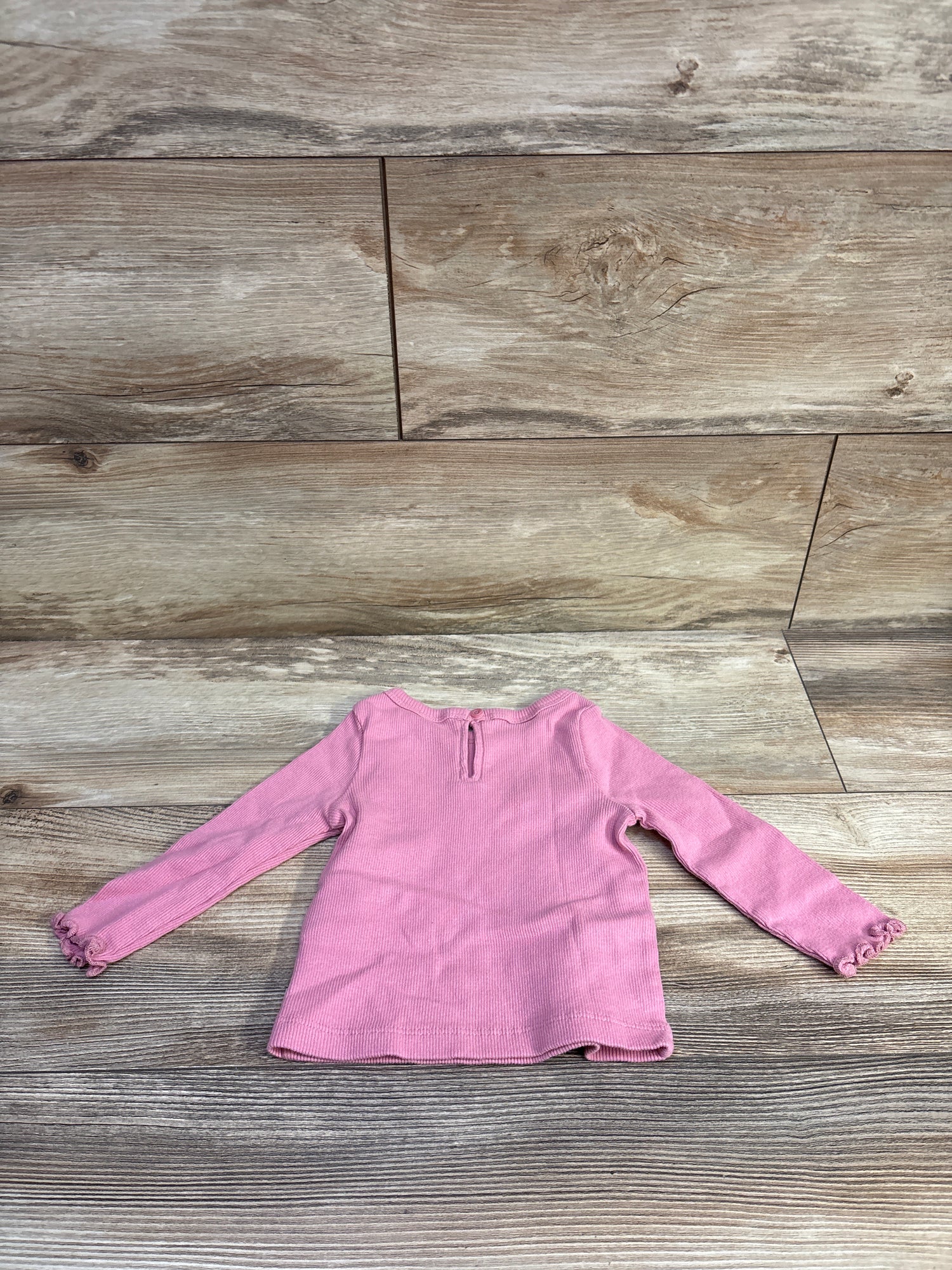 Baby Gap Ribbed Long Sleeve Shirt Pink sz 6-12m