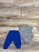 Nike 2pc Bodysuit & Pants Set Grey sz 3m