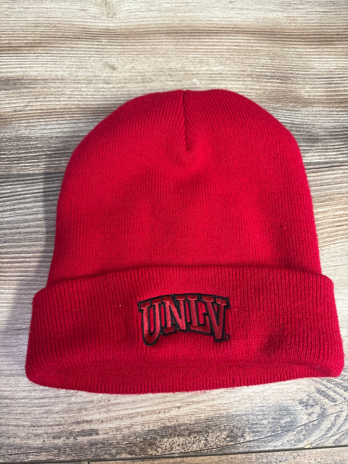 Logofit Knit UNLV Beanie Red One Size