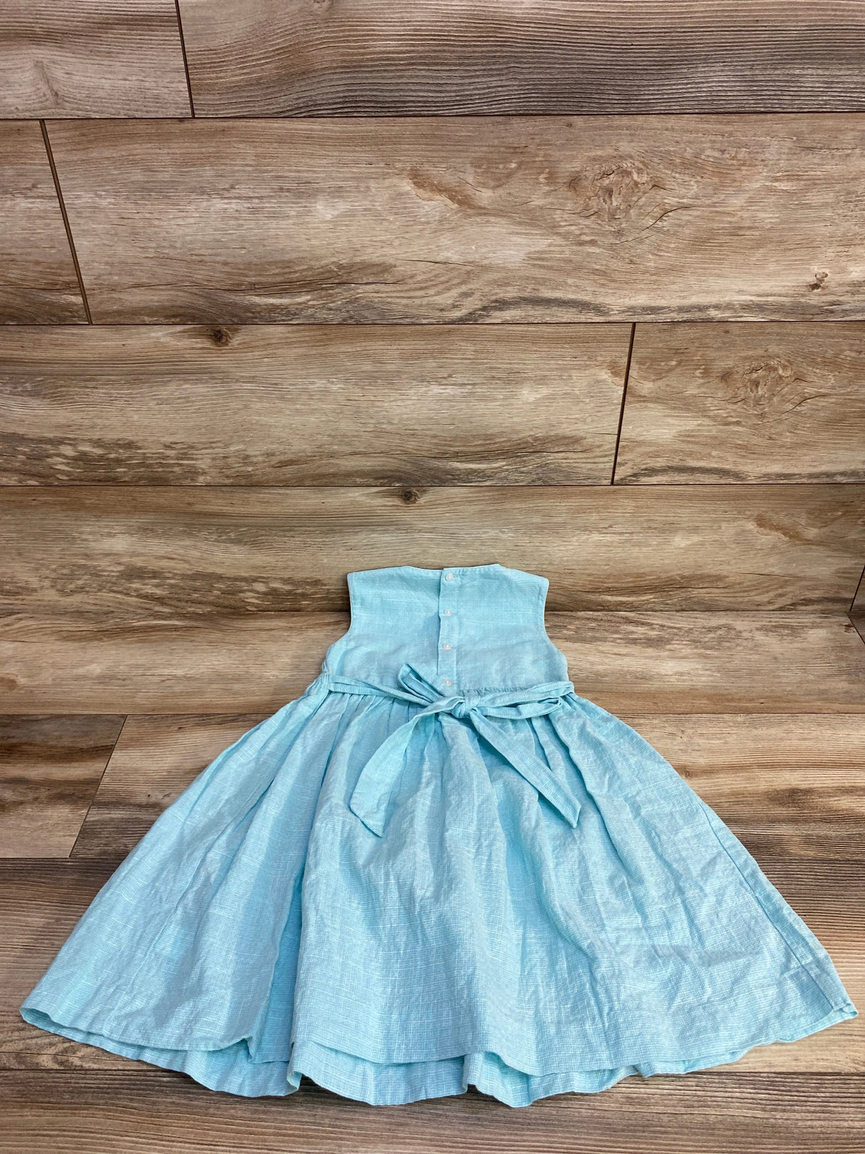 Edgehill Collection Smocked Floral Dress Blue sz 5T