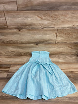 Edgehill Collection Smocked Floral Dress Blue sz 5T