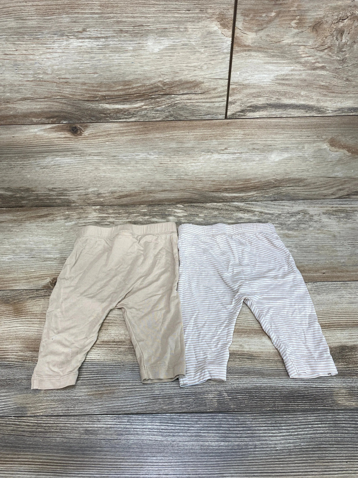 Carter's 2pk PurelySoft Pull On Pants Beige sz 3m