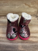 Blazin Roxx Western Diana Pink Flower Sequin Boot Slippers Pink sz 6-7c