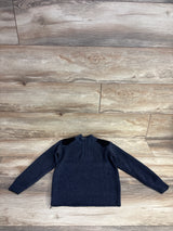 Day & Age Quarter-Zip Knit Pullover Sweatshirt Navy sz 5/6T