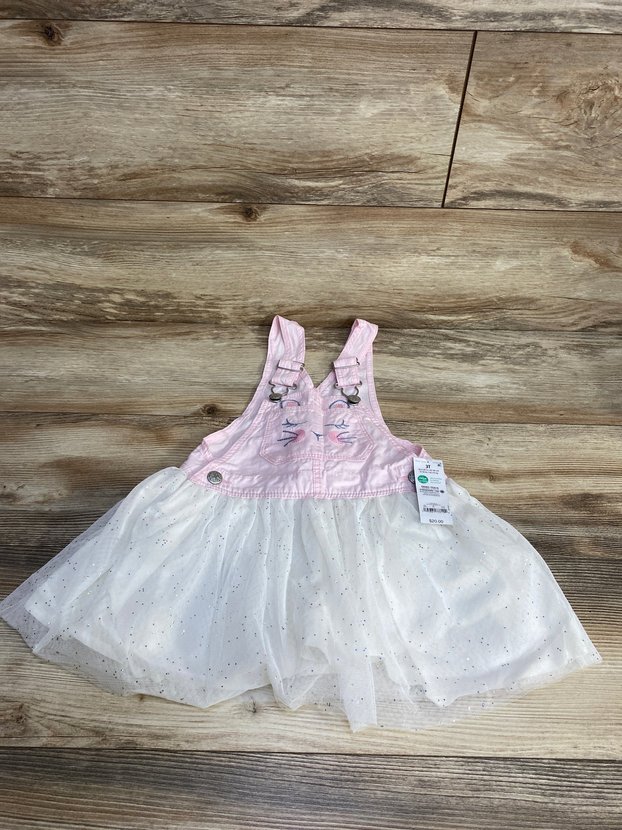 NEW Oshkosh Bunny Tulle Skirtall Pink sz 3T