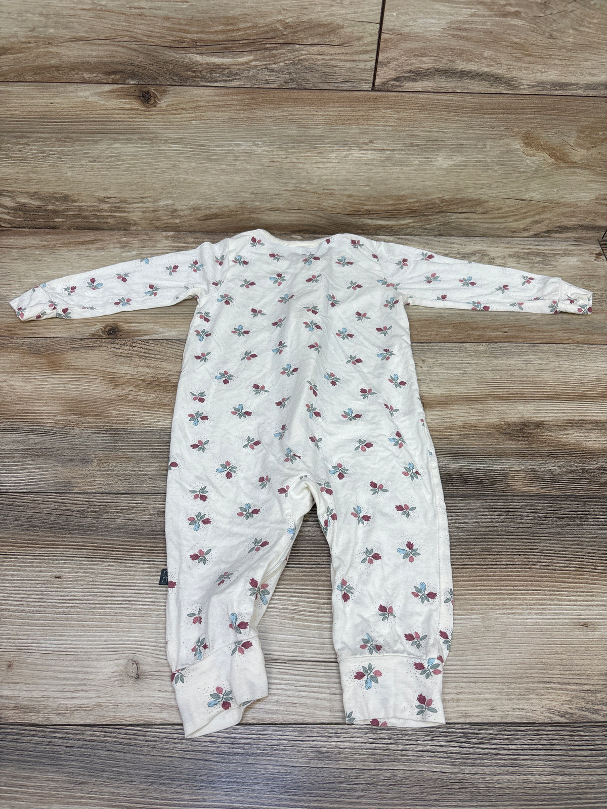 Modern Moments Floral Viscose Sleeper Ivory sz 3-6m