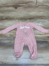 Carter's Little Sister Sleeper Pink sz 3m