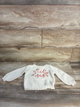 Max Studio Knit Lil Sis Sweater Ivory sz 18m