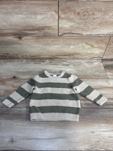 Carter's Striped Knit Sweater Green/Tan sz 12m