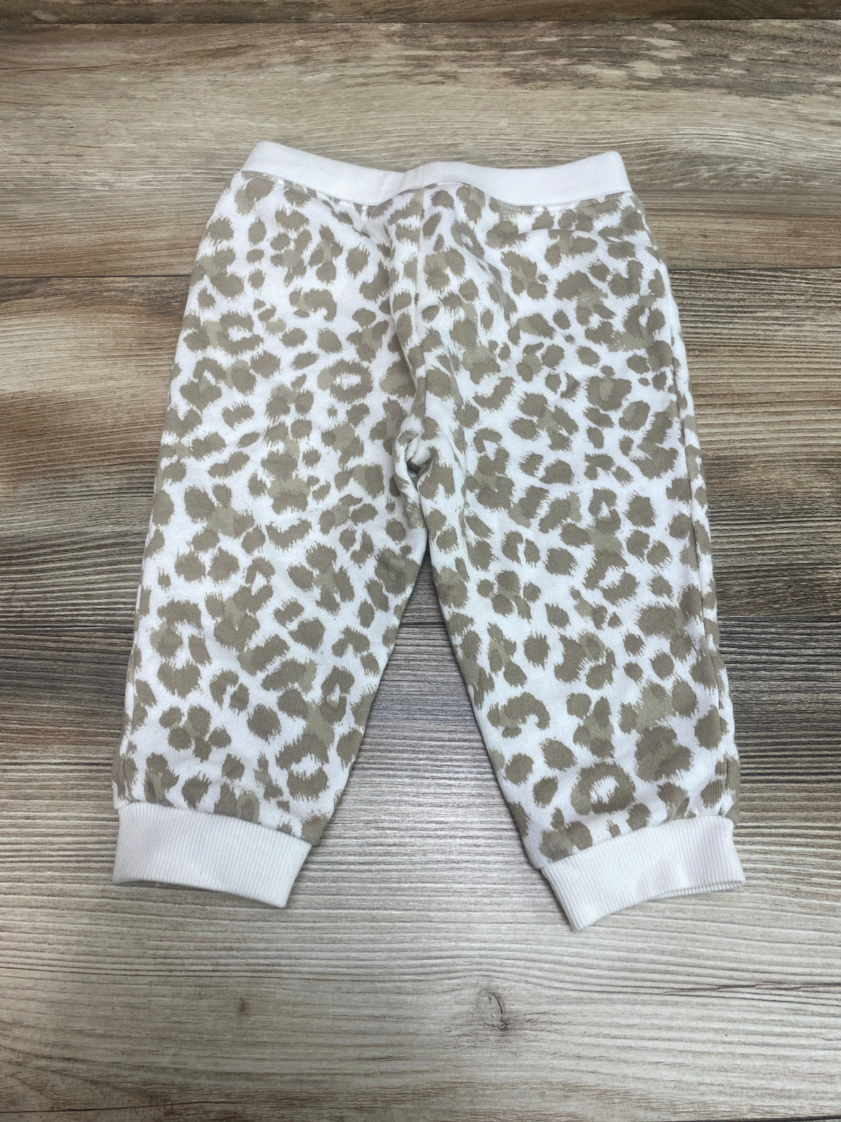 Old Navy Leopard White Print Pants Sz 6-12m