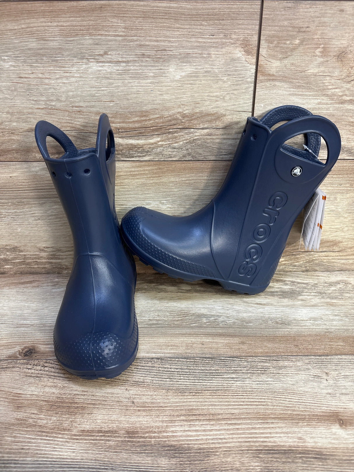 Crocs Handle-It Rain Boots Navy sz 2Y - Me n Mommy To Be