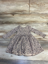 Cat & Jack Long Sleeve Leopard Print Dress Tan sz 2T