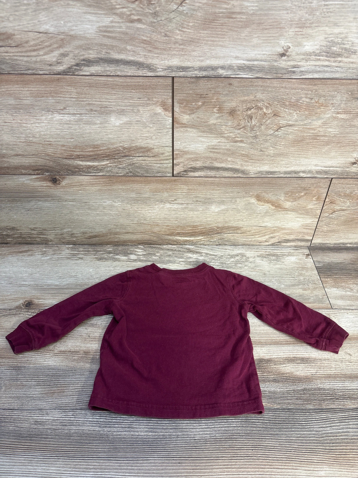 Carter's Hot Dog Shirt Maroon sz 18m