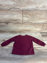 Carter's Hot Dog Shirt Maroon sz 18m