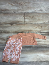 NEW Grayson Mini 2pc Waffle Knit Shirt & Bottoms Set Rose Gold sz 12m