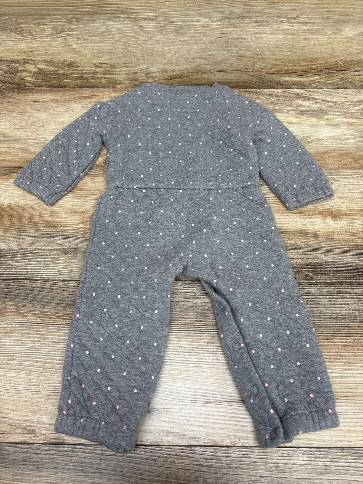 Carter's Quilted Coverall Grey sz 12m