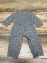 Carter's Quilted Coverall Grey sz 12m