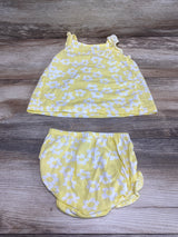 Carter's 2pc Floral Top & Bloomers Yellow sz 9m