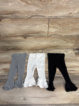 Flare Leggings 3pk Grey sz 18-24m