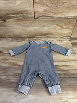 Simple Joys Striped Coverall Blue sz 0-3m