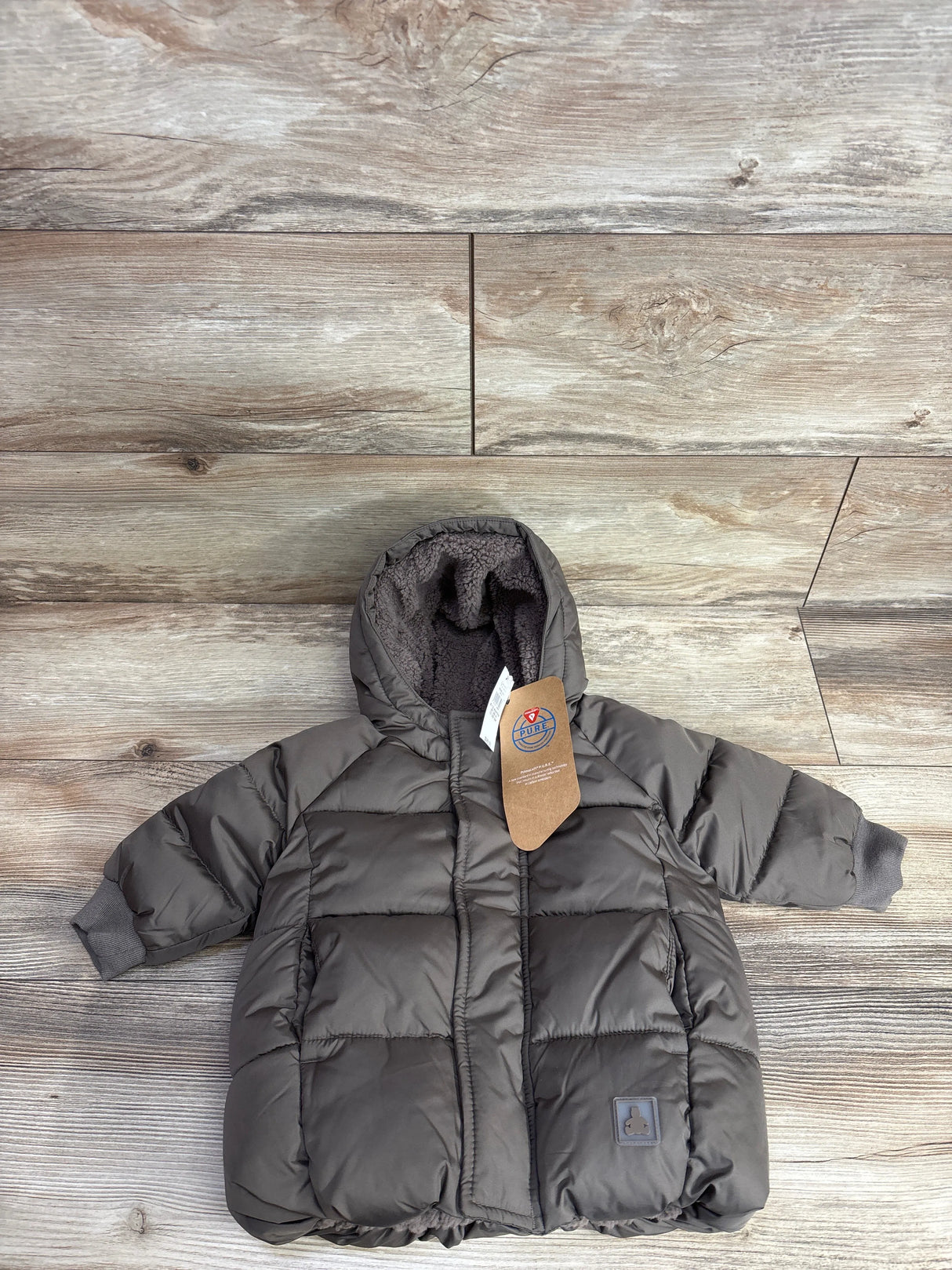 NEW Baby Gap x Primaloft Puffer Jacket Green sz 6-12m