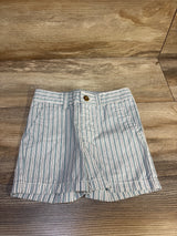 Carter's Striped Chino Shorts White sz 2T
