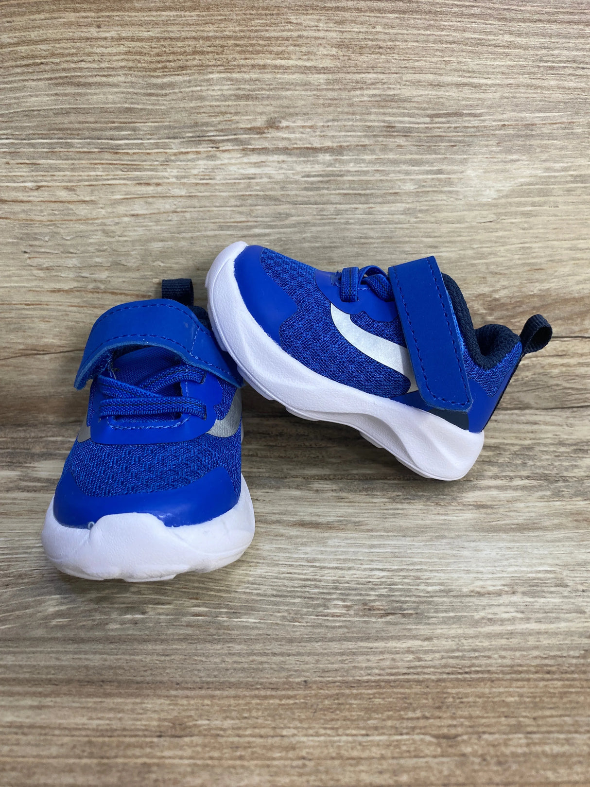 Athletic Works Mesh Jogger Sneakers Blue sz 2c