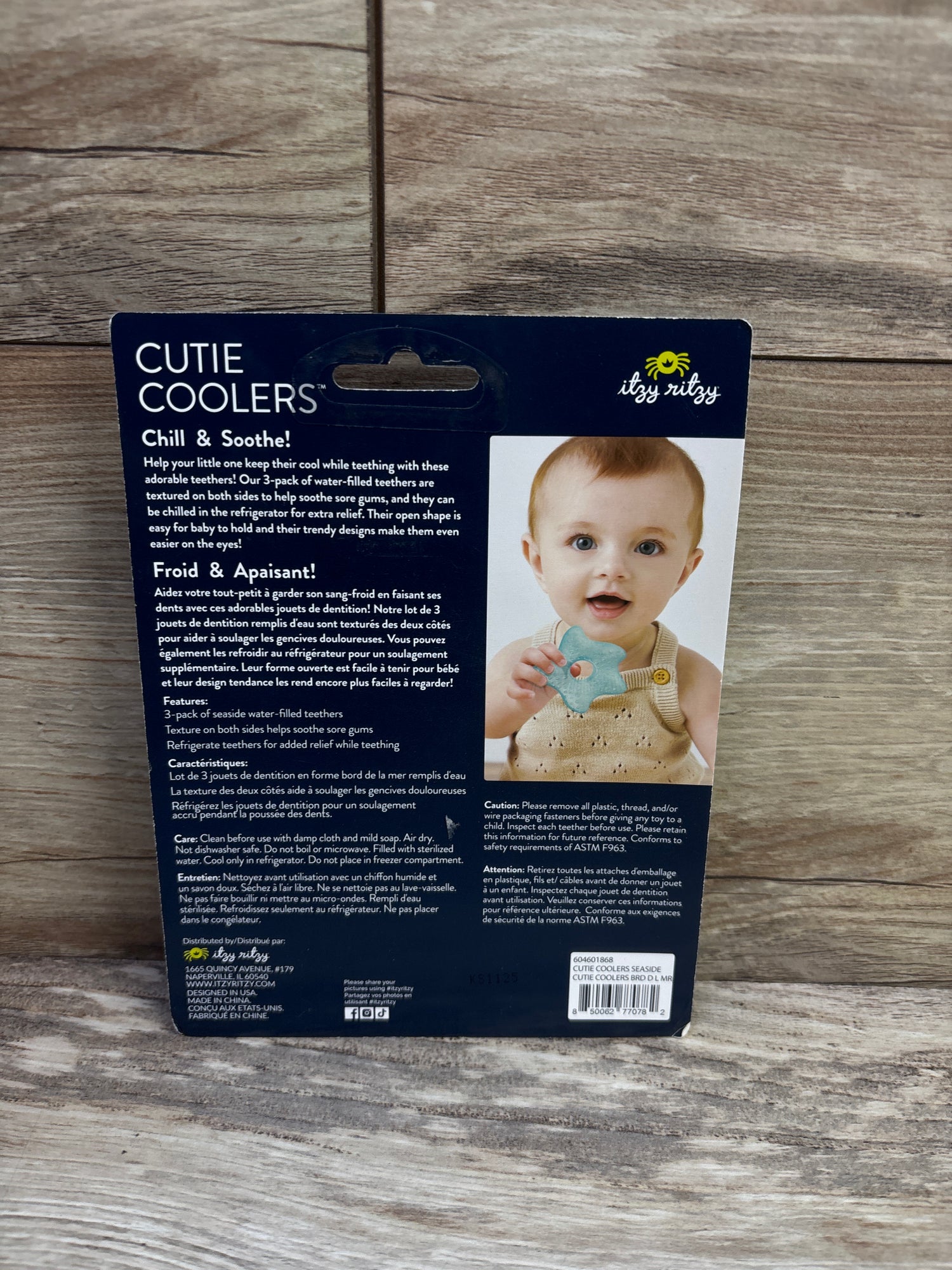NEW Itzy Ritzy Cutie Coolers 3pk Teether Set