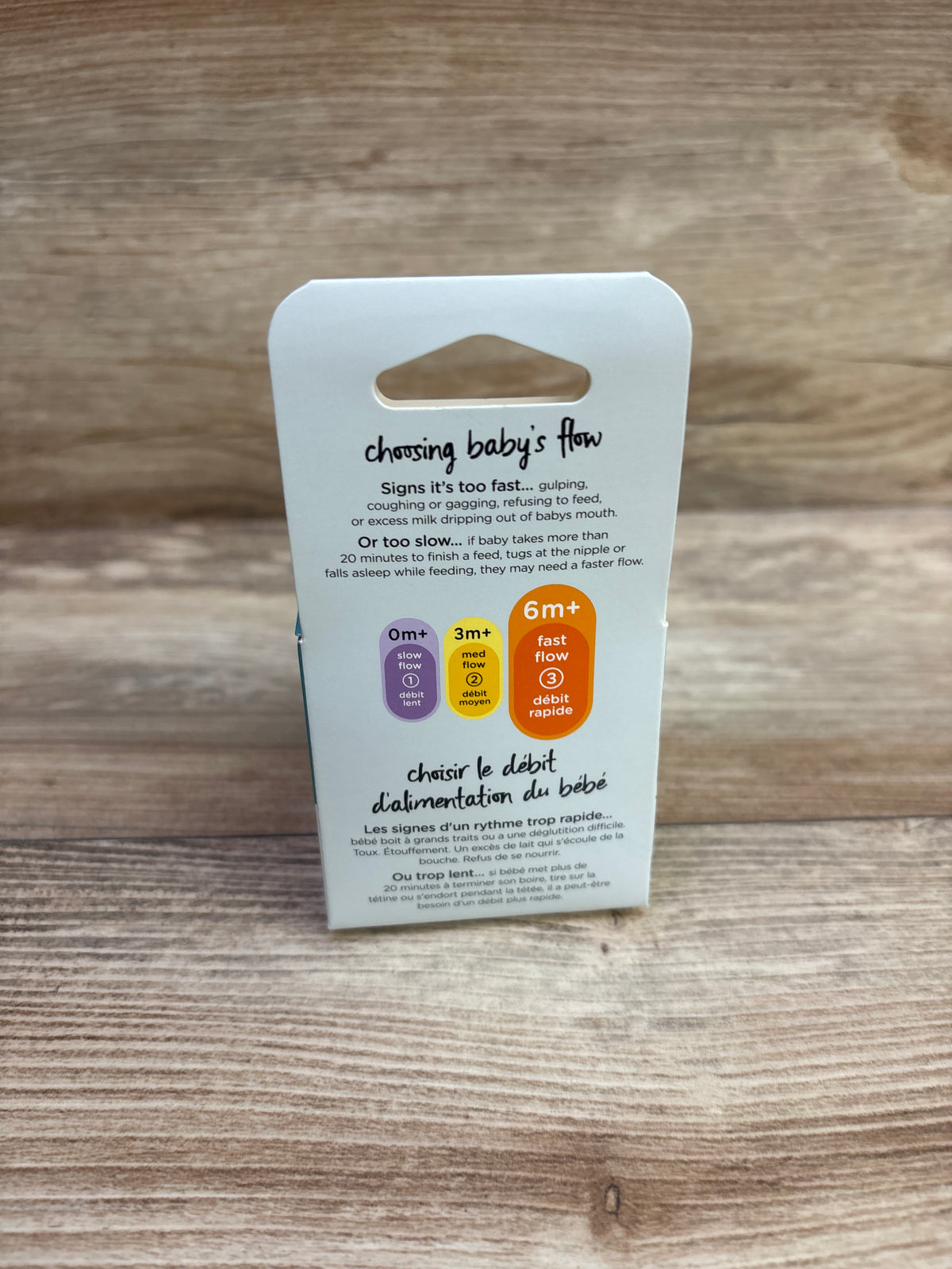 NEW Tommee Tippee Advanced Anti-Colic Baby Bottle Nipples, 2pk Fast Flow 6m+