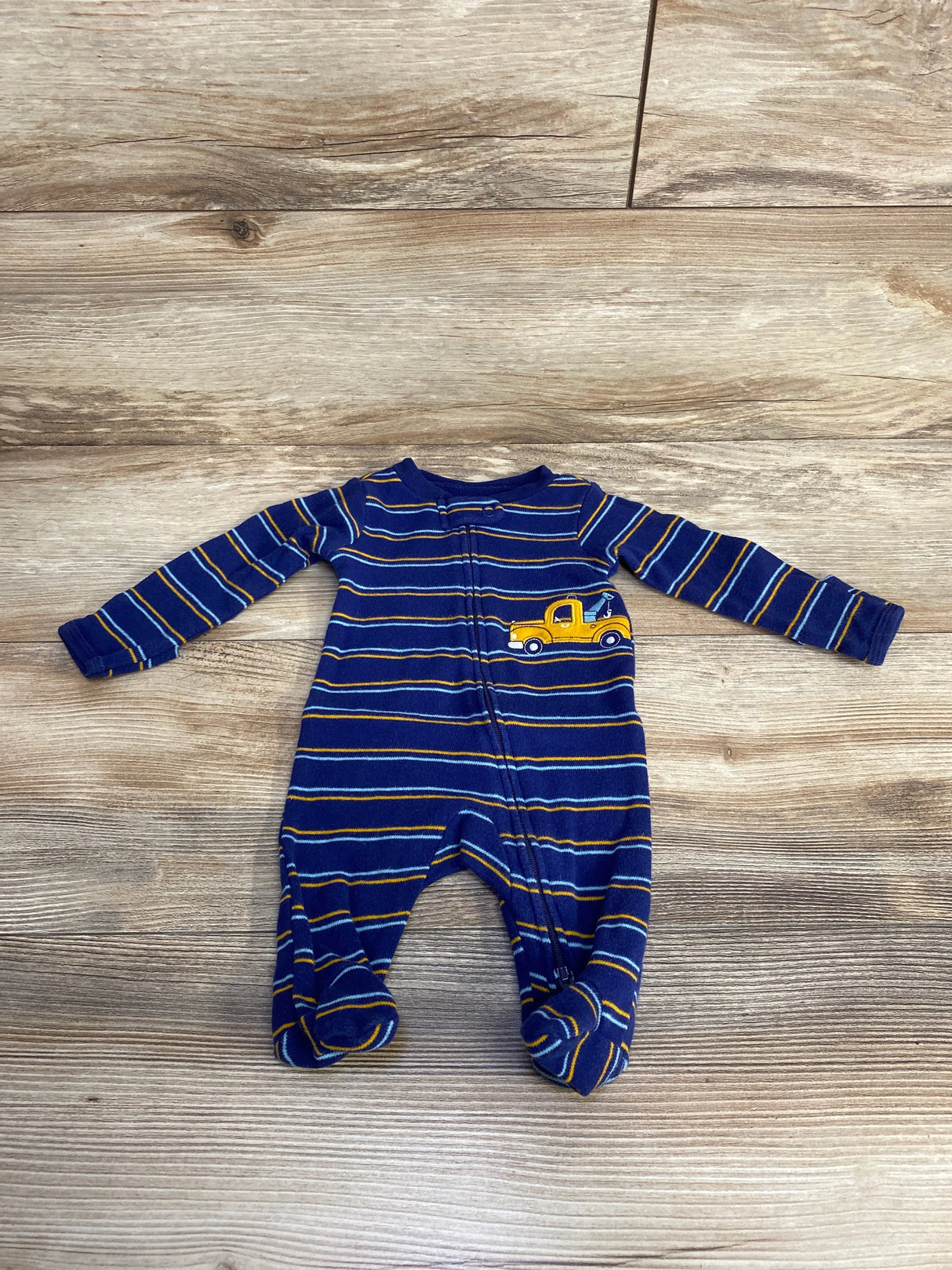 Carter's Striped Sleeper Navy sz Newborn