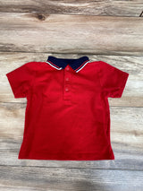 Old Navy Pique Polo Shirt Red sz 18-24m