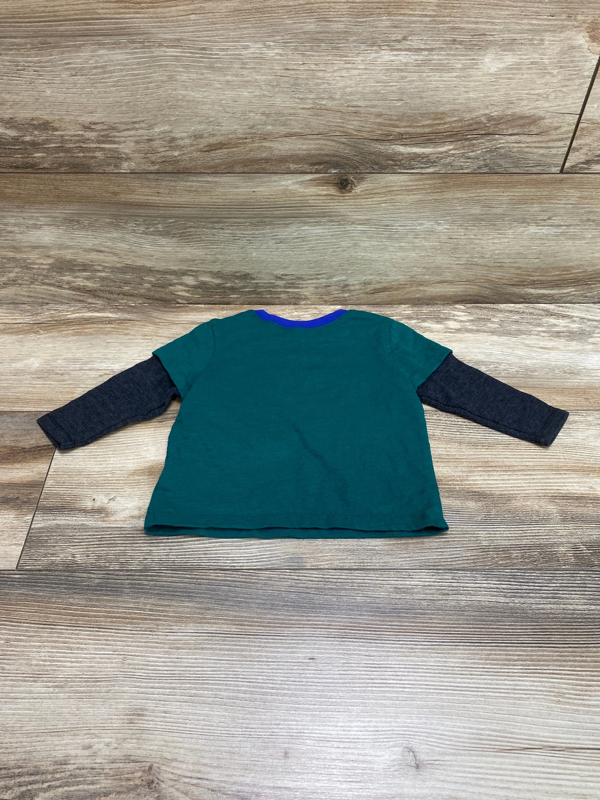 Old Navy 2fer Pocket Shirt Green sz 12-18m