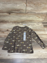 NEW Old Navy Mountain Print Brown Shirt sz 4T