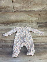 Carter's Floral Sleeper White sz Newborn