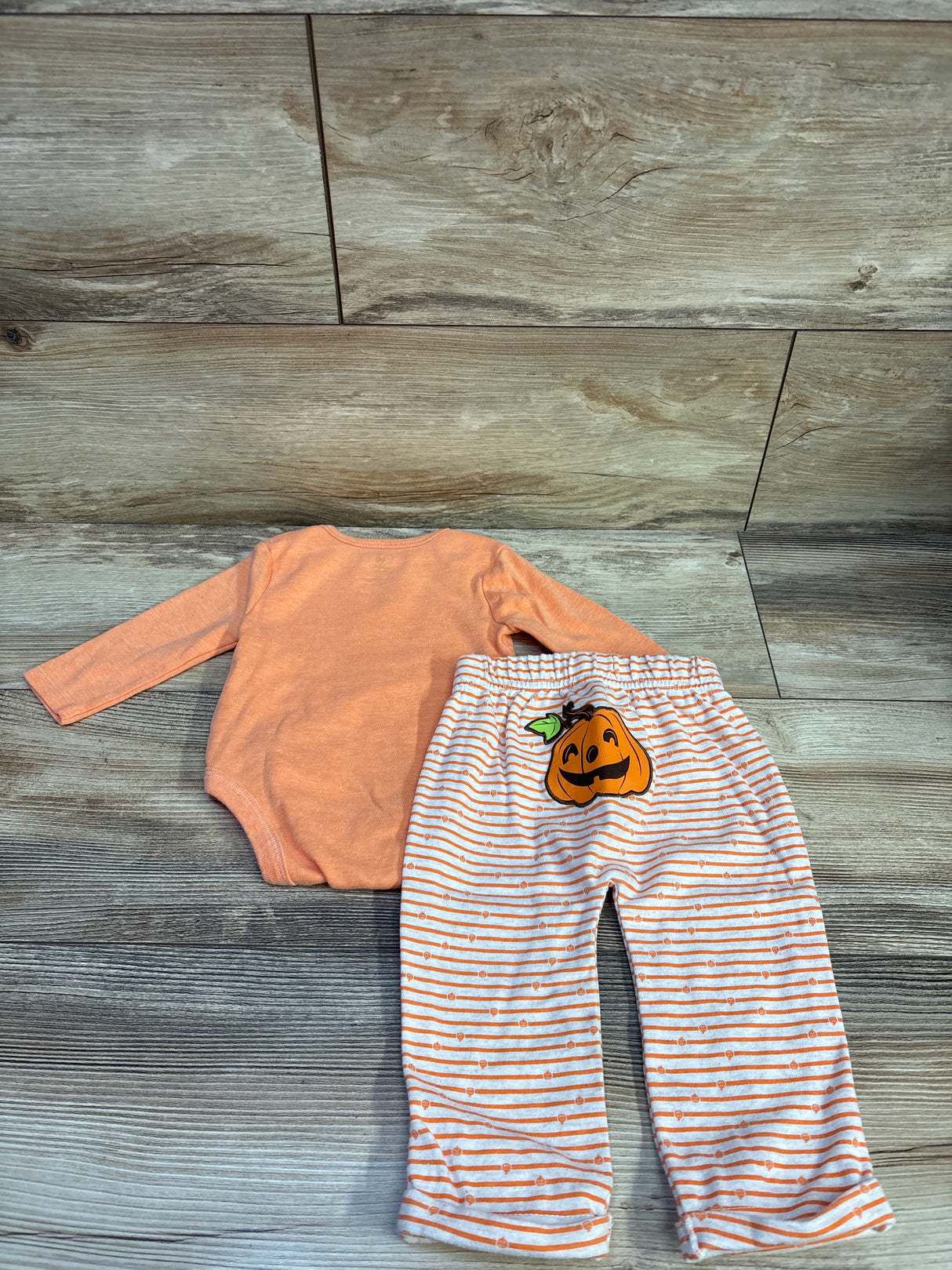 Disney Baby 2pc Winnie The Pooh My First Halloween Set Orange sz 3-6m